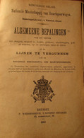 Buurtspoorwegen - Bepalingen Voor Vervoer Van Reizigers, ... - Op De Lijnen Te Vergunnen - 1889 - Spoorwegen - Oud