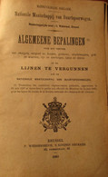 Buurtspoorwegen - Bepalingen Voor Vervoer Van Reizigers, ... - Op De Lijnen Te Vergunnen - 1889 - Spoorwegen - Vecchi