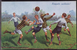 * Fußball, Rempeln Verboten, Sign. A. Thiele - Thiele, Arthur