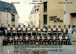 Photo-poster C.A. Briviste Saison 85-86 Présenté Par Le Crédit Agricole - Rugby