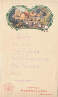 7 Stck. Hotel-Speisekarten Ab 1914, Dekorativ - Historical Documents