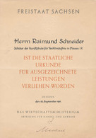 Ordner Mit Wilder Füllung! Dabei Telegramme Ab 1898, Propagandablätter III. Reich, Urkunde Kunstschule Sachsen In Plauen - Historical Documents