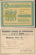 * Konvolut Von 13 Stck. Dokumenten, Wilder Posten Zumeist Vor 1945, Mitgliedskarte/Flugblatt/Lotterielos/Mittelingsblätt - Historical Documents