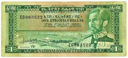 Ethiopia - 1 Dollar - ND ( 1966 ) - Pick 25 - Emperor Haile Selassie - Ethiopie