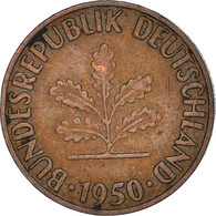 Monnaie, République Fédérale Allemande, Pfennig, 1950, Munich, TTB, Copper - 1 Pfennig