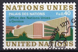 UNO GENF 1972 Mi-Nr. 22 O Used - Aus Abo - Oblitérés