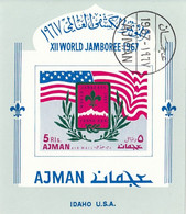 AJMAN Block 15,used,scouting - Oblitérés