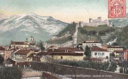 Suisse - Châteaux - Bellinzona - Le Château  - Circulée 26/08/1906 - Au