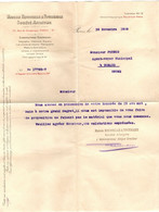 Delcampe - Facture : Electricité : Constructions électriques - Télégraphie  Téléphone  Signaux : Maison Rousselle Et Tournaire 1909 - 1900 – 1949