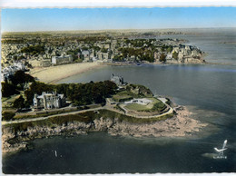 EN AVION AU DESSUS DE DINARD POINTE DU MOULINET VUE AERIENNE LAPIE - Dinard