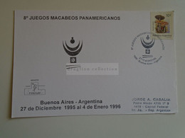 D184797    Argentina  -Juegos Macabeos Panaermicanos    מַכַּבִּיָּה‎ Maccabi   Maccabiah  Jewish Olympia 1996 - Covers & Documents