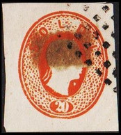 1860. Lombardei Und Venetien. Franz Joseph I. 20 SOLDI.  Imperforated. Interesting Ol... () - JF510054 - Austrian Occupation