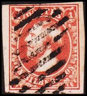 1852. LUXEMBURG Wilhelm III. 1 SILBERGROS. Nice Ex With Bar Cancel.  (Michel 2) - JF410790 - 1852 Guglielmo III