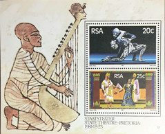 South Africa 1981 Theatre Minisheet MNH - Blocchi & Foglietti