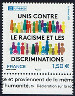 FRANCE 2021 - Unis Contre Le Racisme Et Les Discriminations (SERVICE) - Neuf  ** - Nuevos
