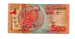 SURINAME BANKBILJET 500 GULDEN 1.01.2000 CA. PR - Surinam