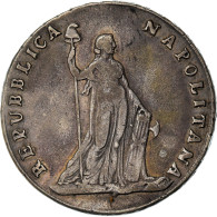 Monnaie, États Italiens, NAPLES, 12 Carlini, An VII (1799), TTB, Argent, KM:233 - Naples & Sicile