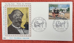 FRANCE Yvert 1517 Enveloppe 1° Jour (FDC) Henri Rousseau (la Carriole Du Pere Junet) 15/04/1967 - 1960-1969