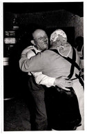 Photo Originale Danse Et Son Couple De Danseurs Vieillissant Enrobé & Rigolade Au Bistrot Vers 1950 - Bonne Humeur ! - Personas Anónimos