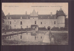 BAZOCHES DU MORVAN FACADE EST DU CHATEAU 58 - Bazoches