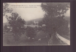 BAZOCHES DU MORVAN VUE PRISE SOUS L EGLISE 58 - Bazoches