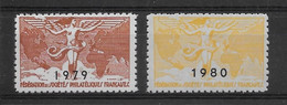 France Vignettes - Fédérations Des Philatélistes 1979/1980 - Neuf ** Sans Charnière - TB - Expositions Philatéliques