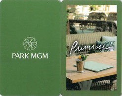 Park MGM Primrose - 3270--Key Card, Room Key, Schlusselkarte, Hotelkarte - Cartes D'hotel