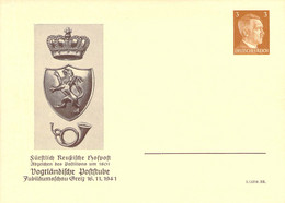 MiNr.PP 152 C3I/02 Blanc Fürstlich Reußische Hofpost - Interi Postali Privati