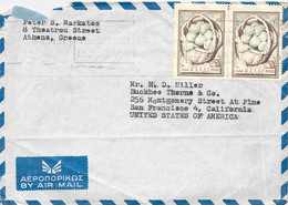 Lupo-Cover Athen - San Francisco 1964 - Storia Postale