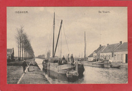 CPA: Belgique - Iseghem - De Vaart (Peniche) - Izegem