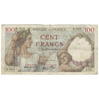 France, 100 Francs, Sully, 1939, 1939-09-28, B, Fayette:26.08, KM:94 - 100 F 1939-1942 ''Sully''