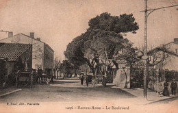 13 / MARSEILLE / SAINTE ANNE / LE BOULEVARD / RARE CARTE LACOUR N 1096 - Saint Barnabé, Saint Julien, Montolivet