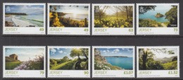 2018 Jersey Views Tourism Nature Complete Set Of 8 MNH @  BELOW Face Value - Jersey