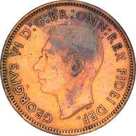 Monnaie, Grande-Bretagne, Elizabeth II, Farthing, 1951, TTB+, Bronze, KM:895 - B. 1 Farthing