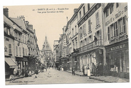 CPA 28 EURE Et LOIR  DREUX  Grande Rue Vue Prise Carrefour Billy N°45 - Dreux