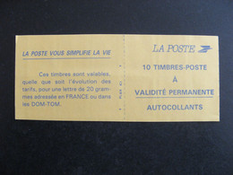 TB Carnet N° 2807 C2b, Découpe Oblique, Neuf XX. - Definitives