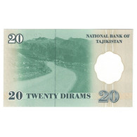 Billet, Tajikistan, 20 Diram, 1999 (2000), KM:12a, NEUF - Tadzjikistan