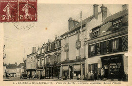 Beaune La Rolande * Librairie Journaux Maison POISSON , Place Du Marché * Magasin électricité TSF * DESVERGNES - Beaune-la-Rolande