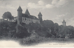 Suisse - Châteaux - Estavayer - Le Château  - Circulée 13/09/1905 - Estavayer