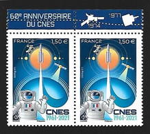 France 2021 - Yv N° 5522 ** - Centre National D'études Spatiales (CNES) - Unused Stamps