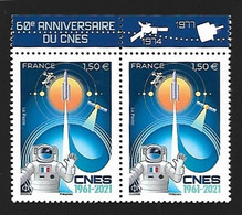 France 2021 - Yv N° 5522 ** - Centre National D'études Spatiales (CNES) - Neufs