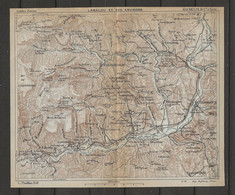 CARTE PLAN 1914 - LAMALOU Et Ses ENVIRONS - Topographische Karten