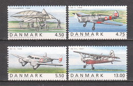 Denmark 2006 Mi 1440-1443 MNH HISTORIC DANISH AIRPLANES - Nuevos