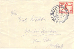 MiNr.613 Auf Cover SST Murnau  (Staffelsee Alpenkurort) 16.7.35 Deutsches Reich - Covers