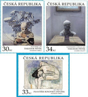 Czech Republic - 2021 - Art On Stamps - Theodor Pistek A Frantisek Ronovsky - Mint Stamp Set - Ongebruikt