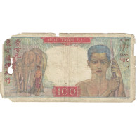 Billet, FRENCH INDO-CHINA, 100 Piastres, ND (1947-54), KM:82a, B+ - Indochina
