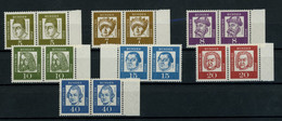 Bund Michel Nummer 347x - 355x Waagerechte Paare Postfrisch - Unclassified
