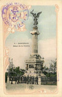 Dunkerque * Statue De La Victoire * Cachet Marine Nationale , Service à La Mer * Cpa Gaufrée Embossed * Militaria - Dunkerque