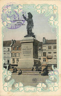 Dunkerque * Statue Jean Bart * Cachet Marine Nationale , Service à La Mer , Torpilleur BALISTE * Gaufrée Embossed - Dunkerque