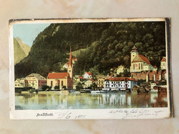 Austria Österreich Hallstatt 1904 Town View Kirche Church Boat Dock 14422 Post Card POSTCARD - Hallstatt